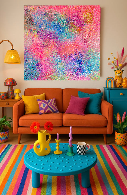 Wall Art // Recyled Original Artwork // NYE