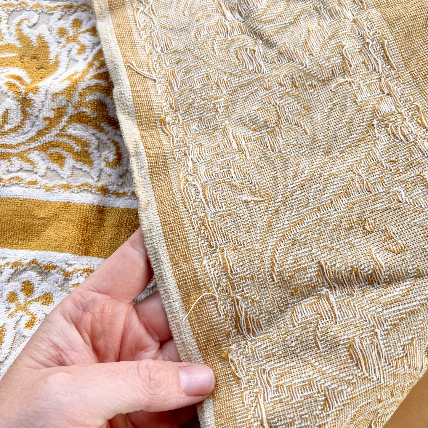 Vintage FRENCH Upholstery // Velvet Unsure // 0.50m x 0.83m