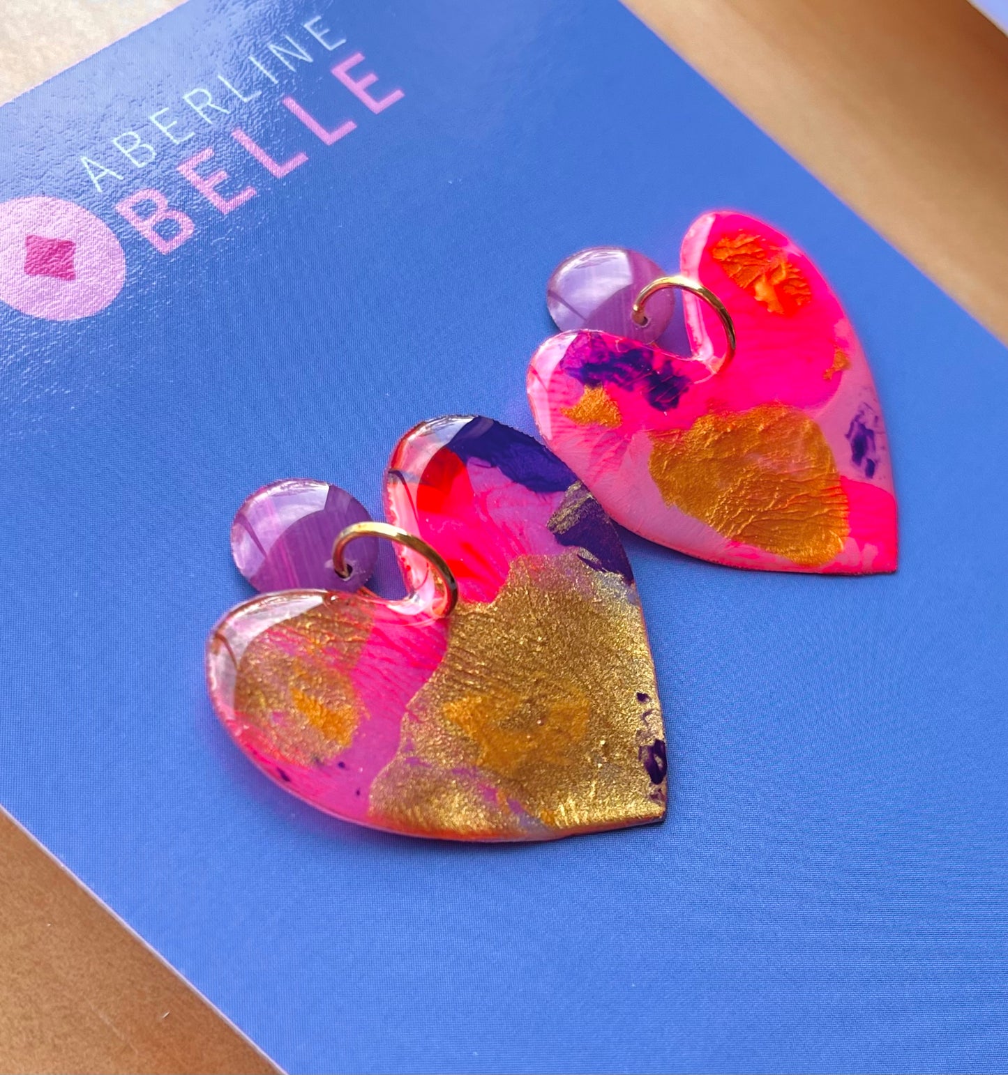 Feature Hearts Studs // Belle // 016