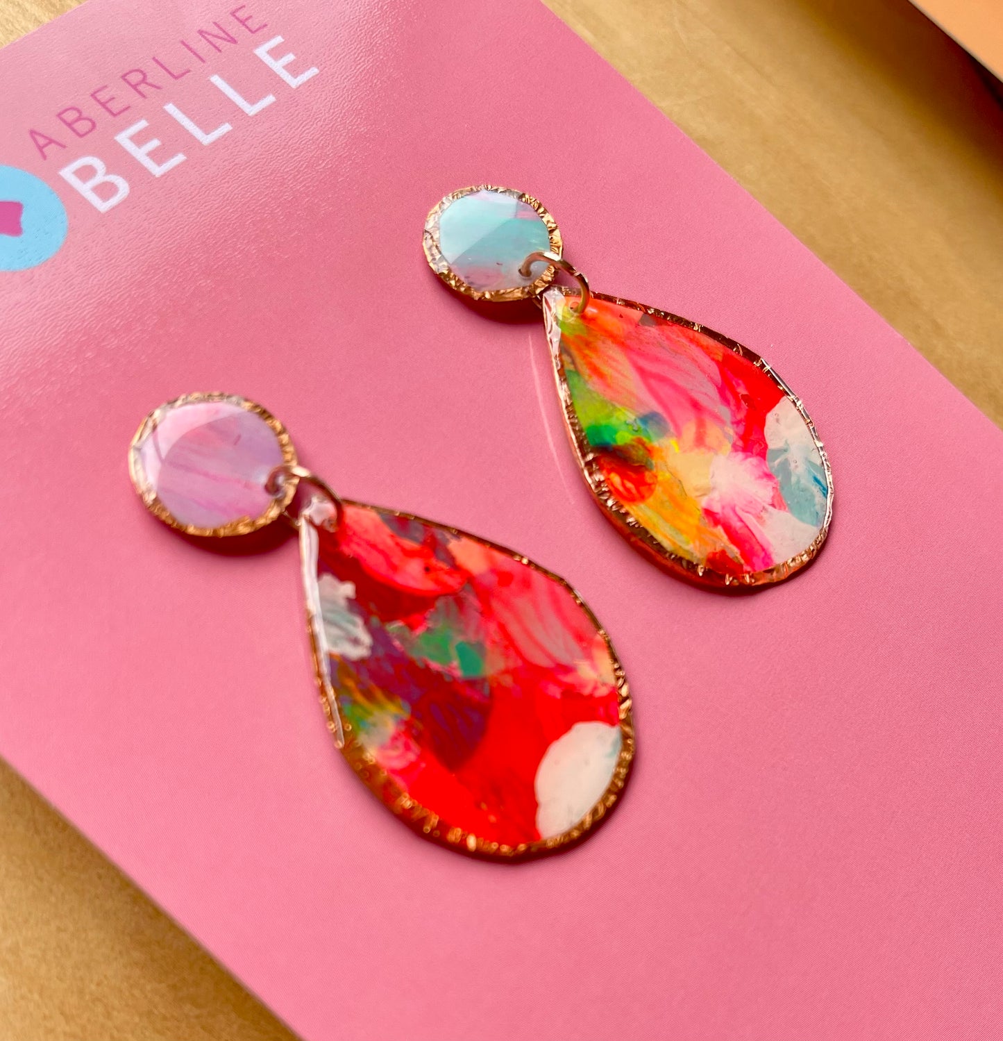 Drop Stud Medium // Copper // 005