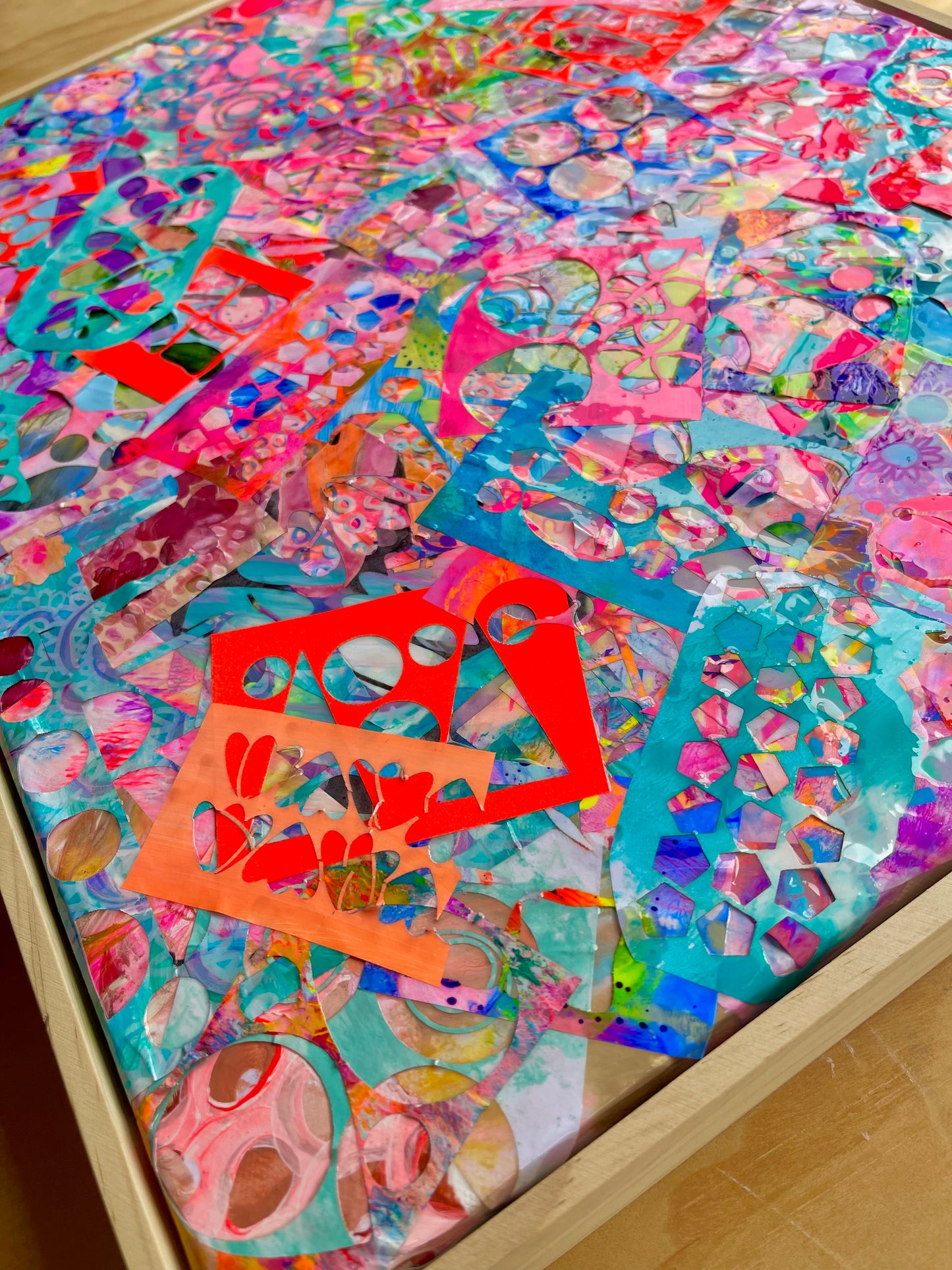 Wall Art // Recycled Original Artwork // Graphic 006