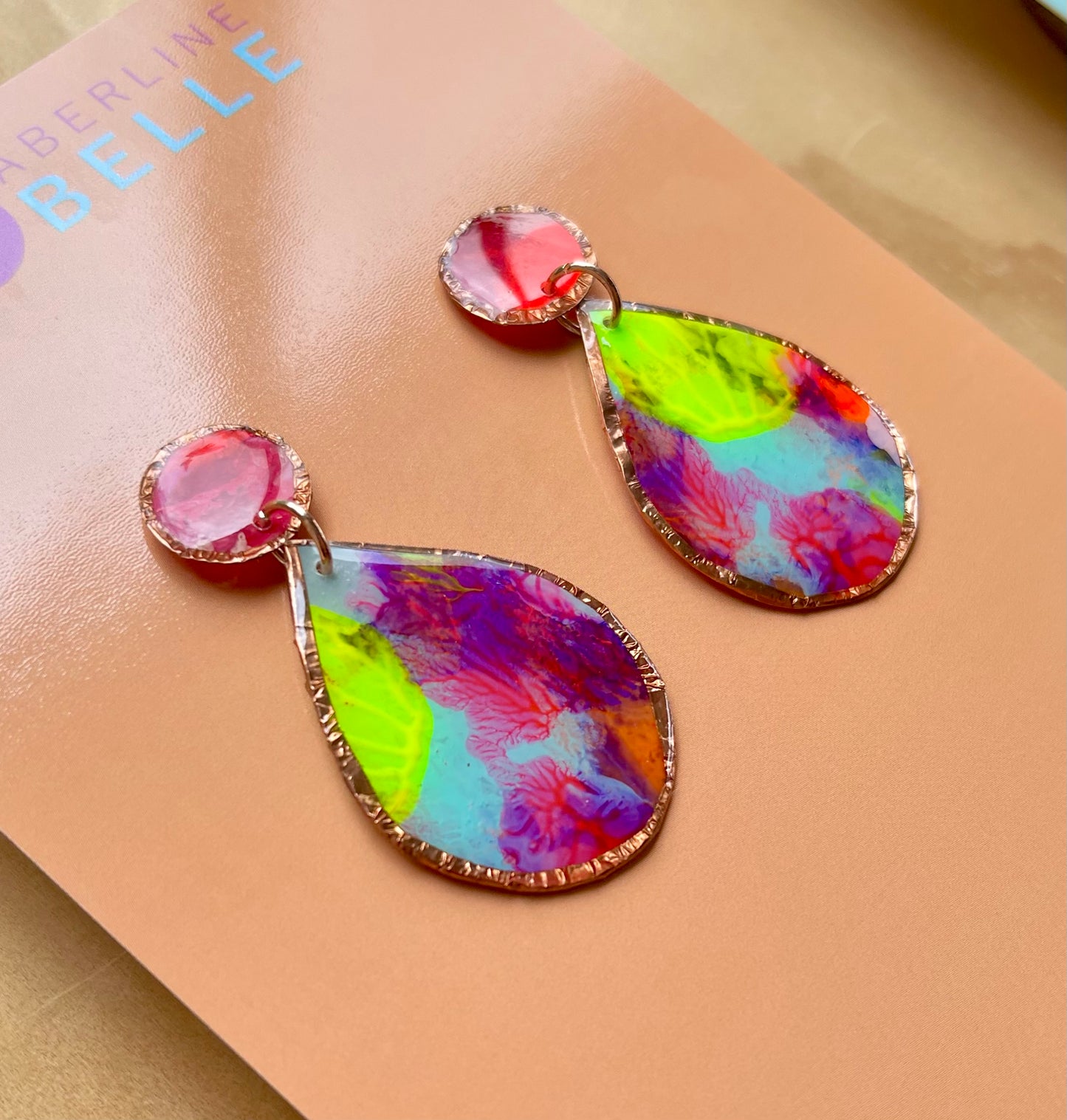 Drop Stud Medium // Copper // 001