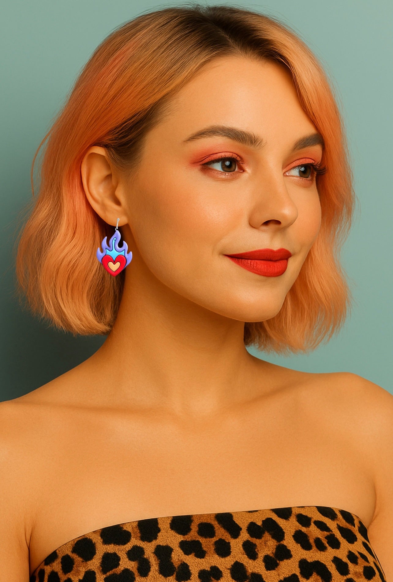 Burning Hearts // Acrylics // 001