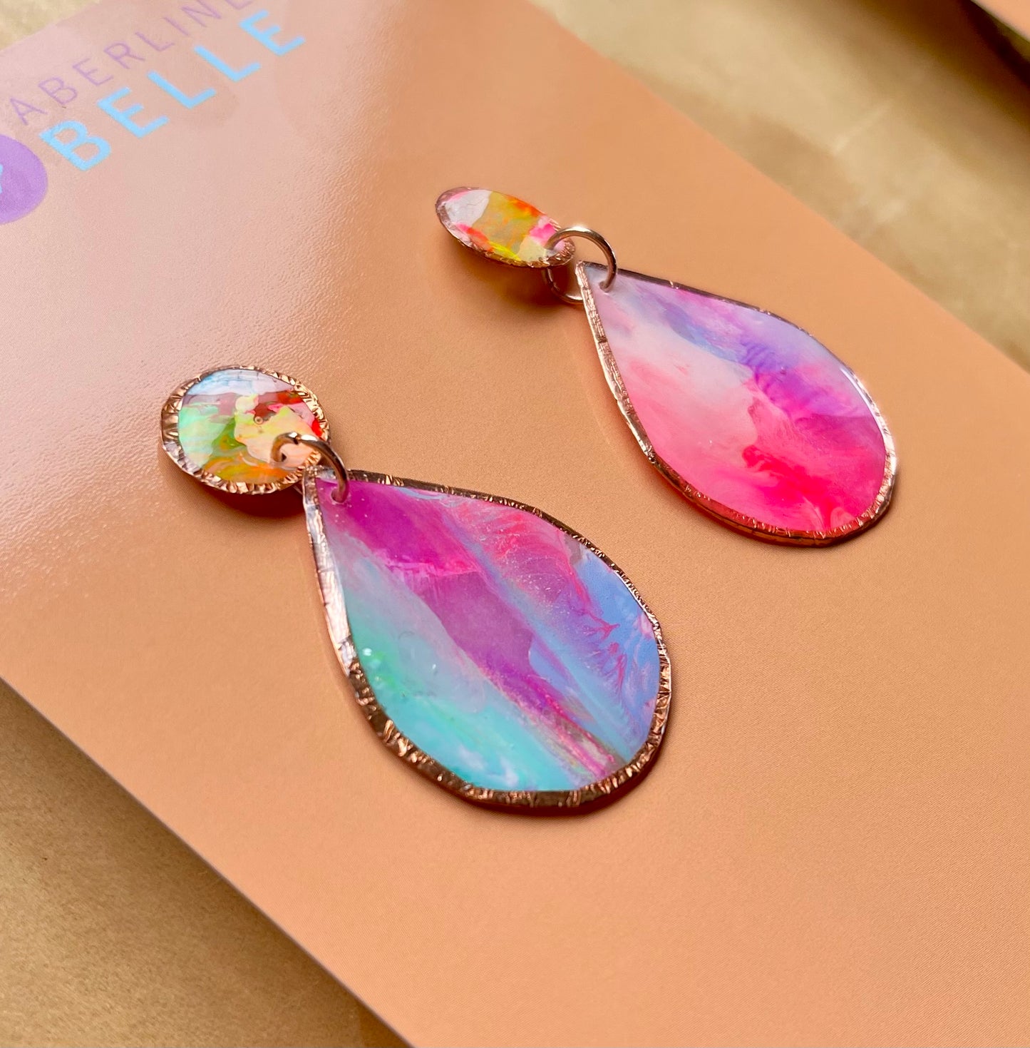 Drop Stud Medium // Copper // 002