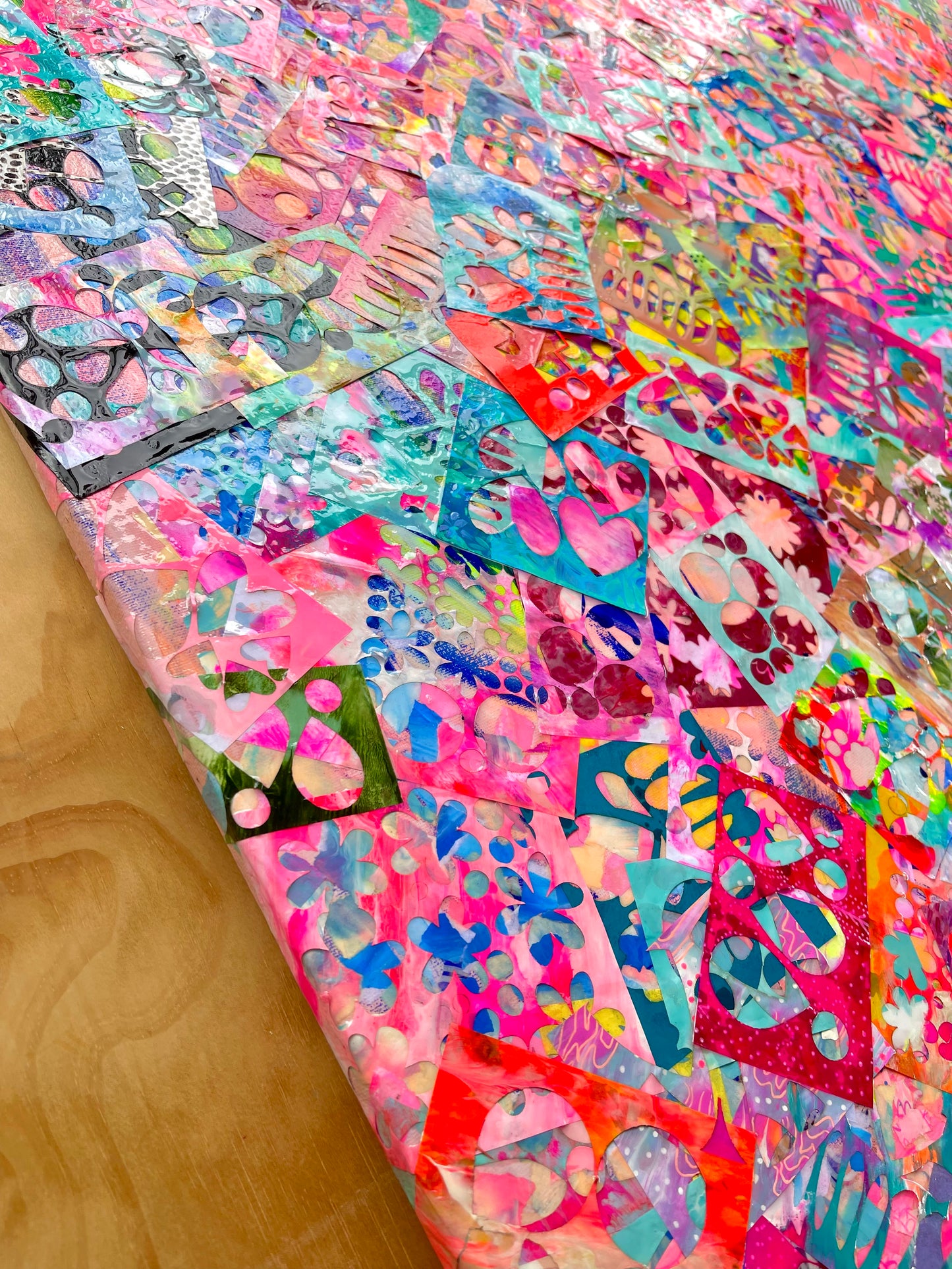 Wall Art // Recyled Original Artwork // Graphic 003