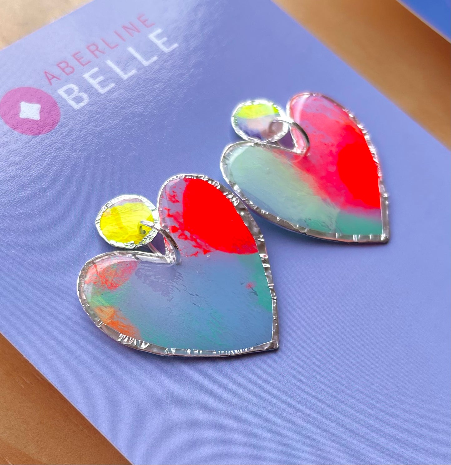 Feature Hearts Studs // Silver // 004