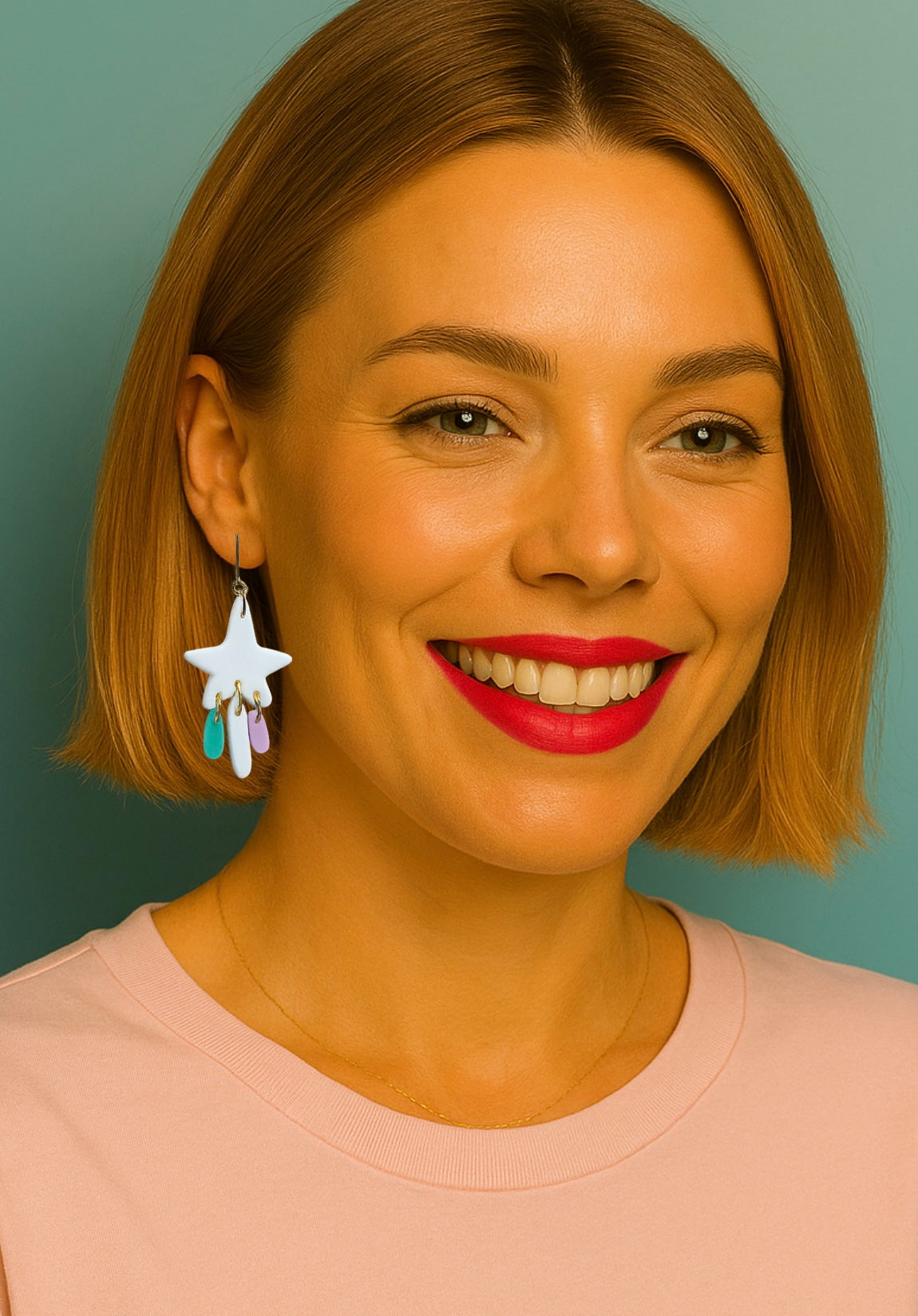 North Stars // Acrylics // 007 NEON PINK