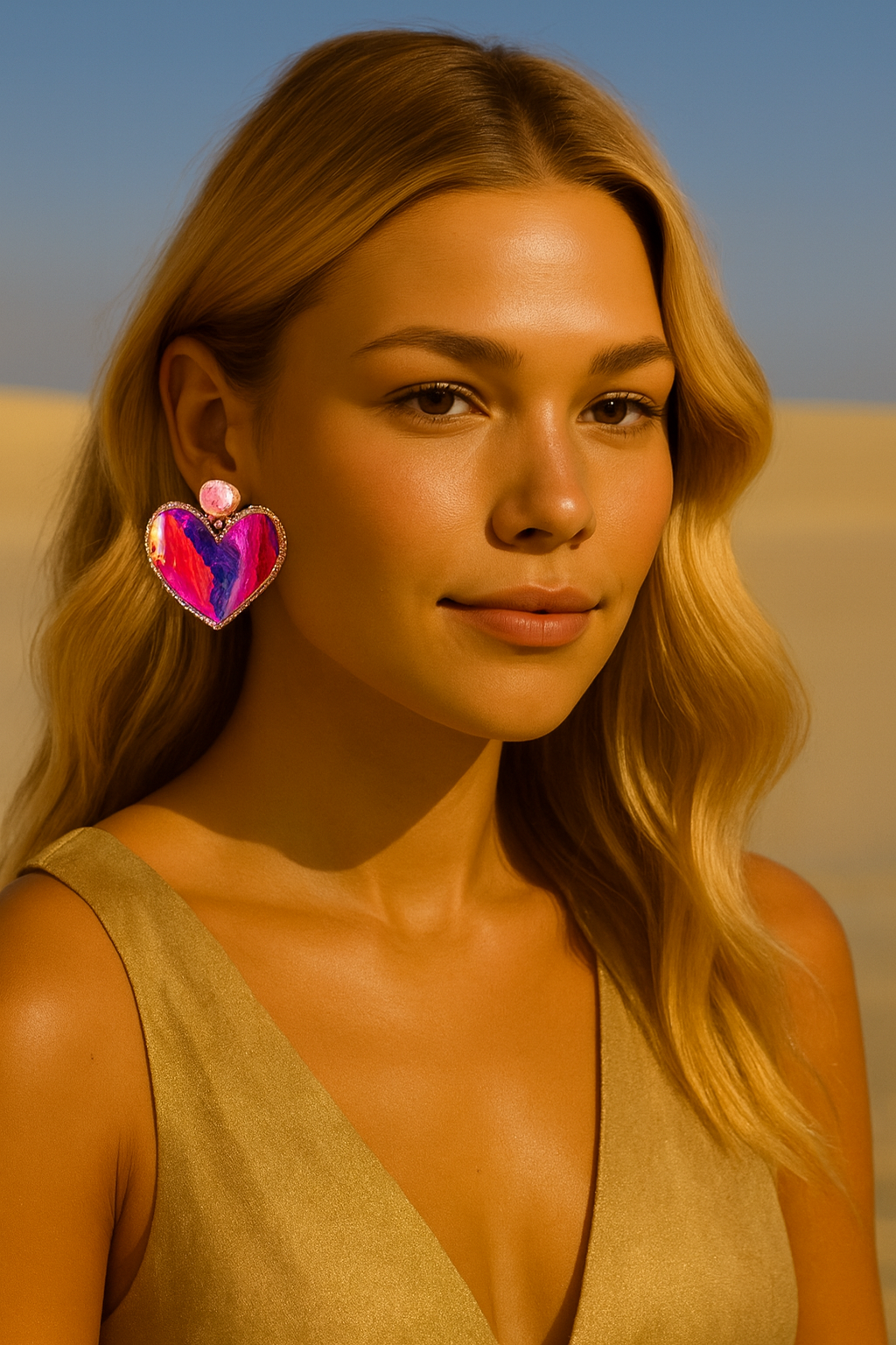 Feature Hearts Studs // Silver // 004