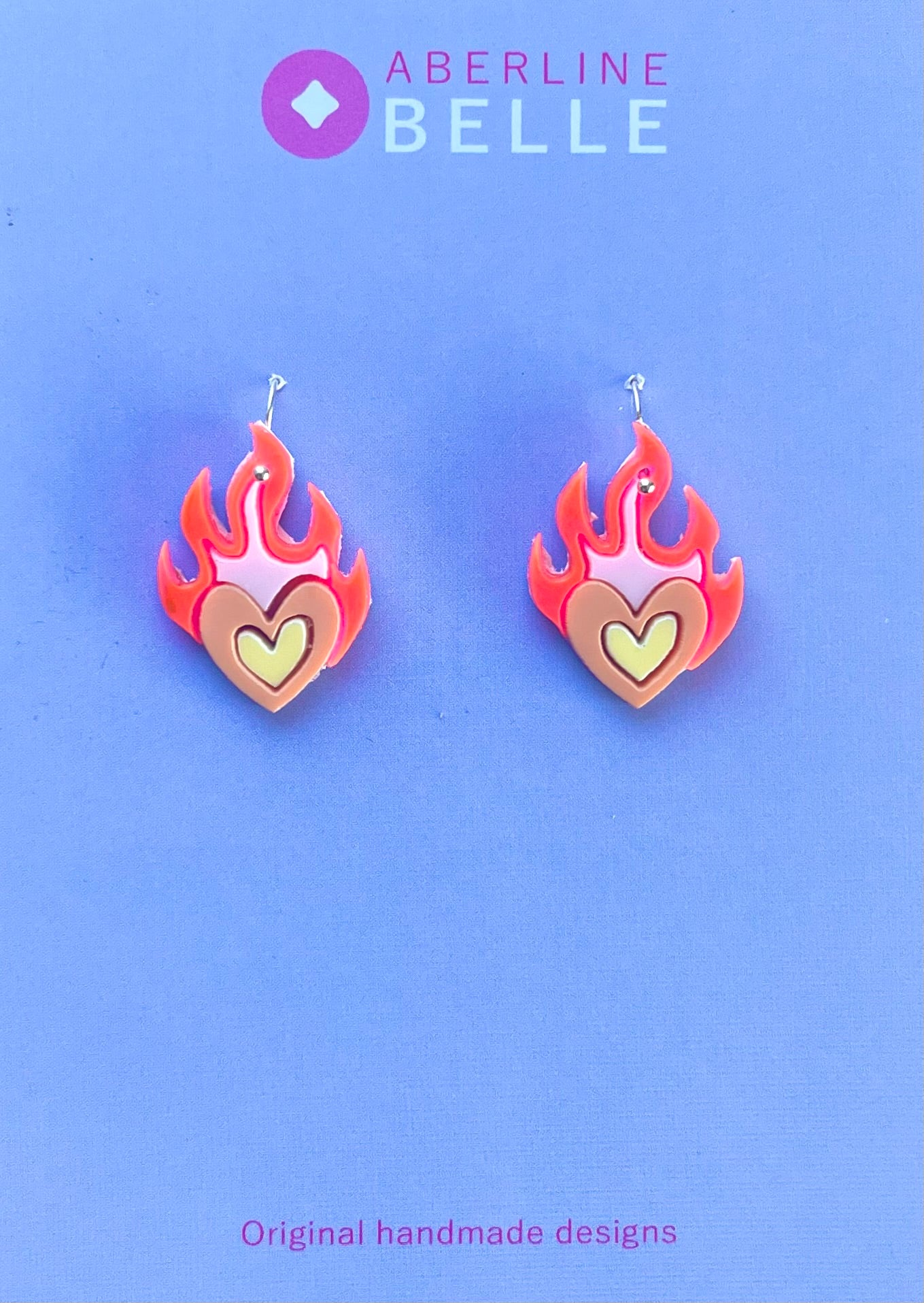 Burning Hearts // Acrylics // 006