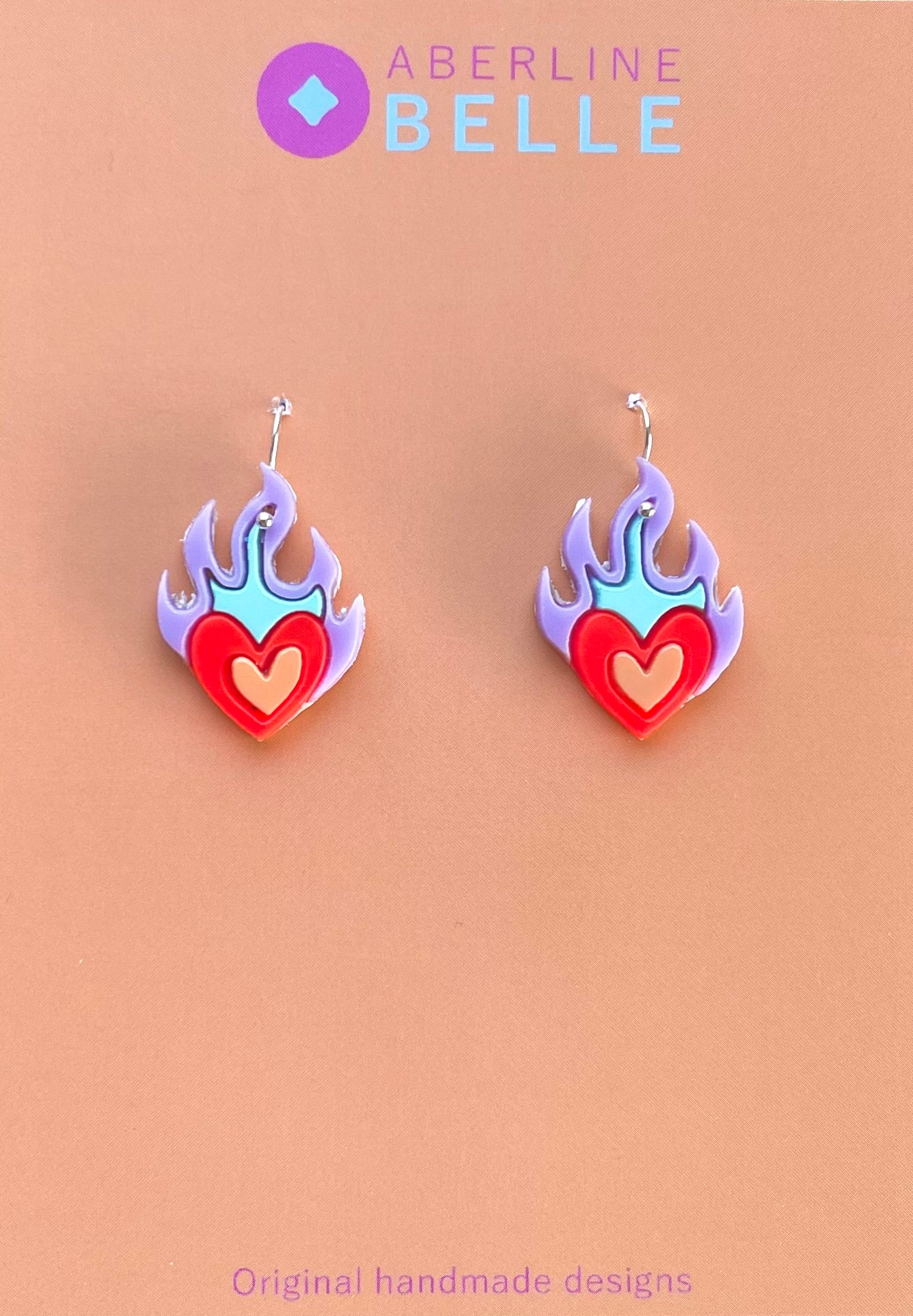 Burning Hearts // Acrylics // 005