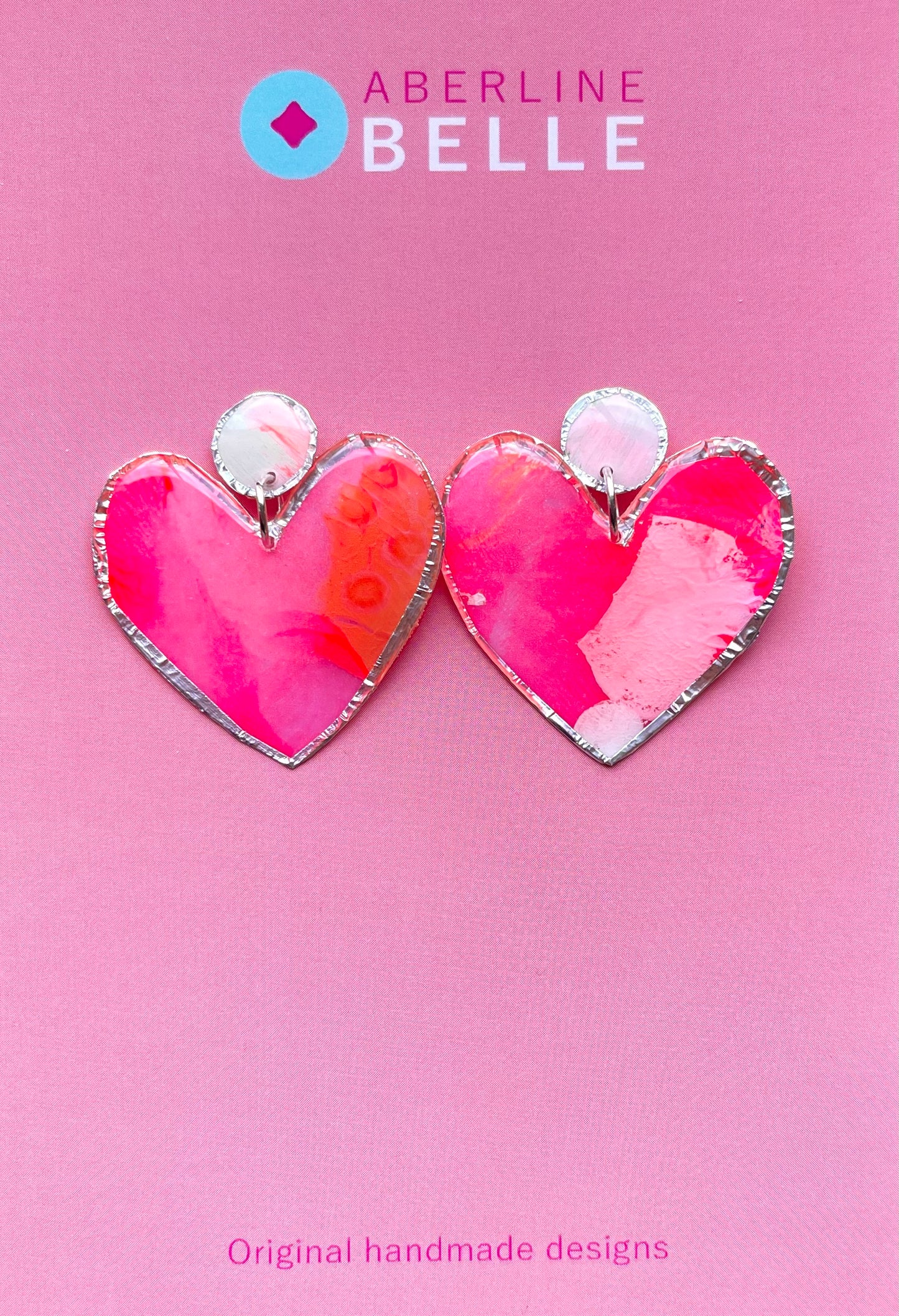 Feature Hearts Studs // Silver // 005
