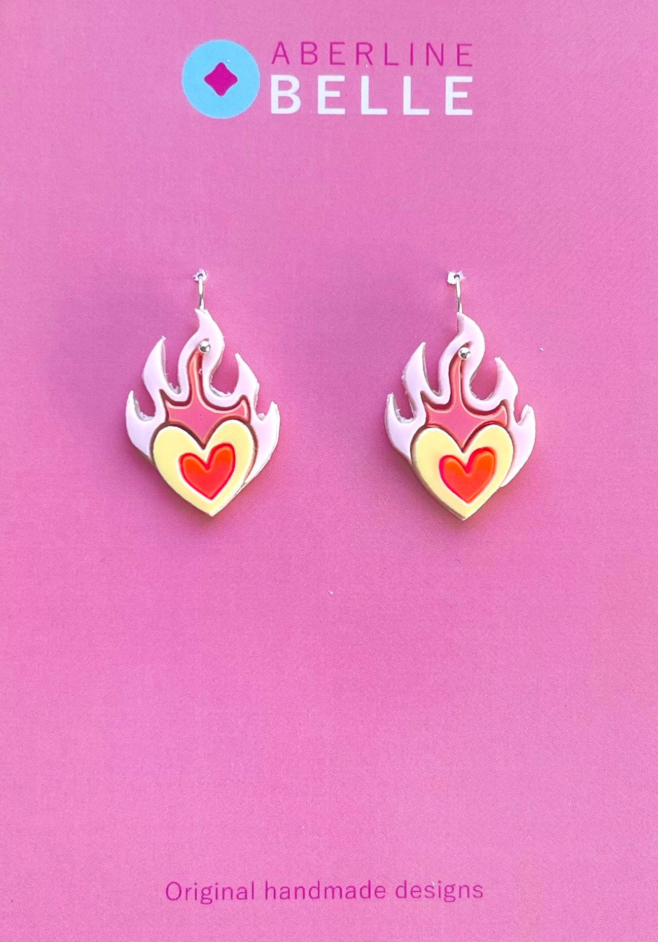 Burning Hearts // Acrylics // 004