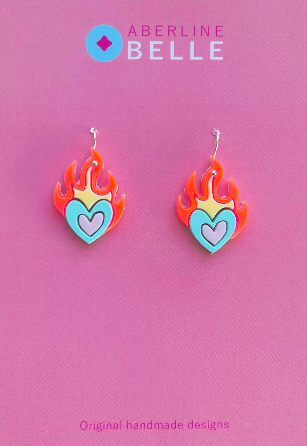 Burning Hearts // Acrylics // 003