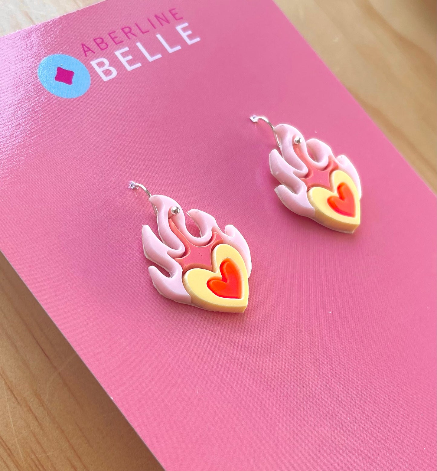 Burning Hearts // Acrylics // 004