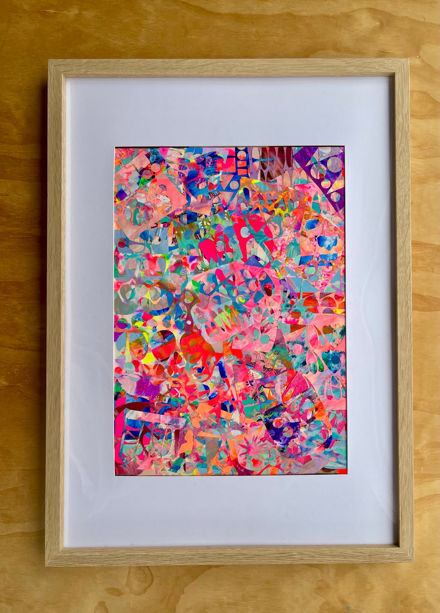 Wall Art // Recycled Original Artwork // Graphic 007