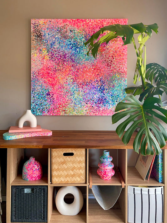 Wall Art // Recyled Original Artwork // NYE