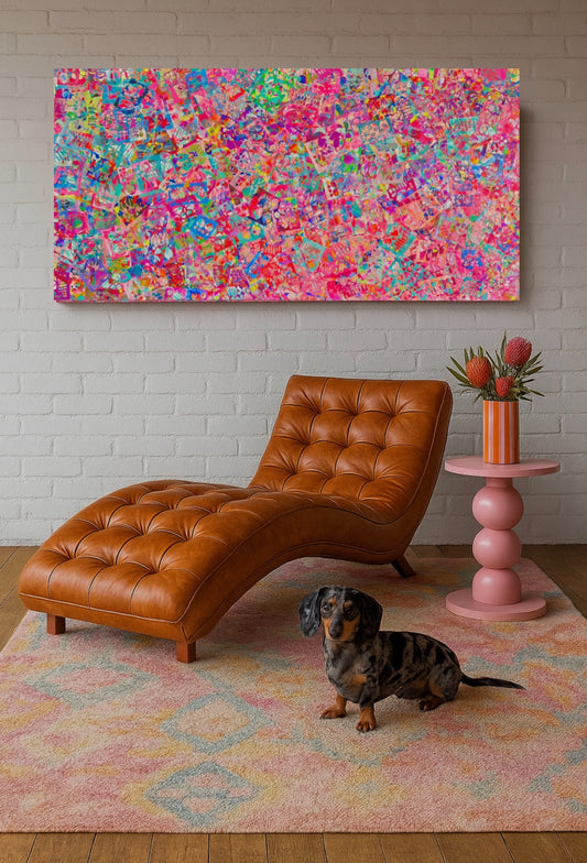 Wall Art // Recycled Original Artwork // Graphic 004