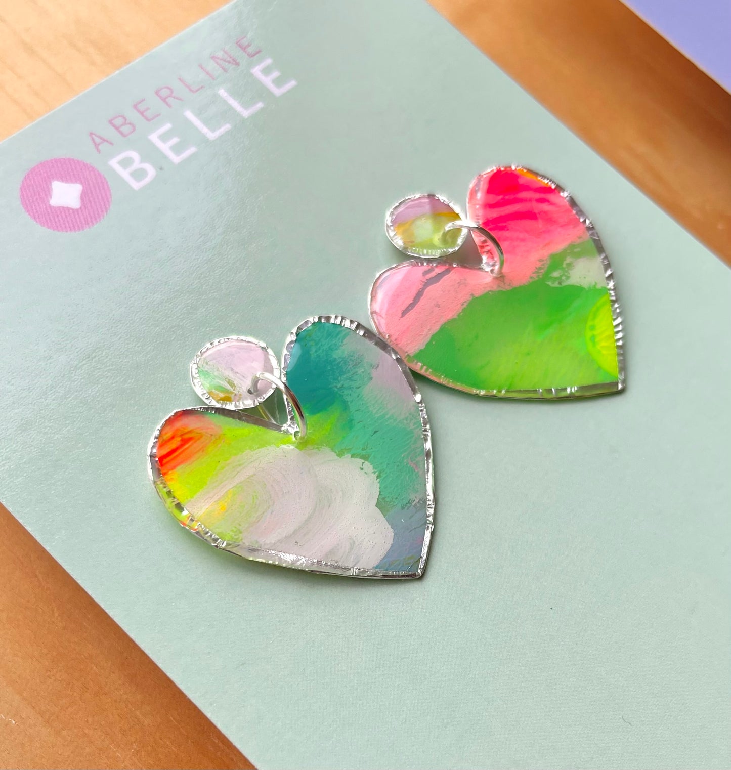 Feature Hearts Studs // Silver // 001