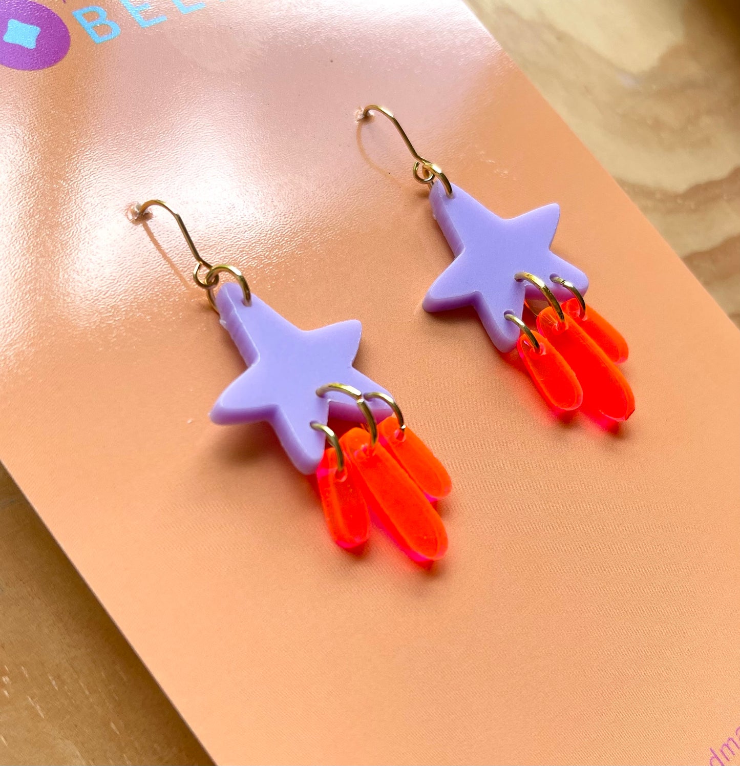 North Stars // Acrylics // 007 NEON PINK