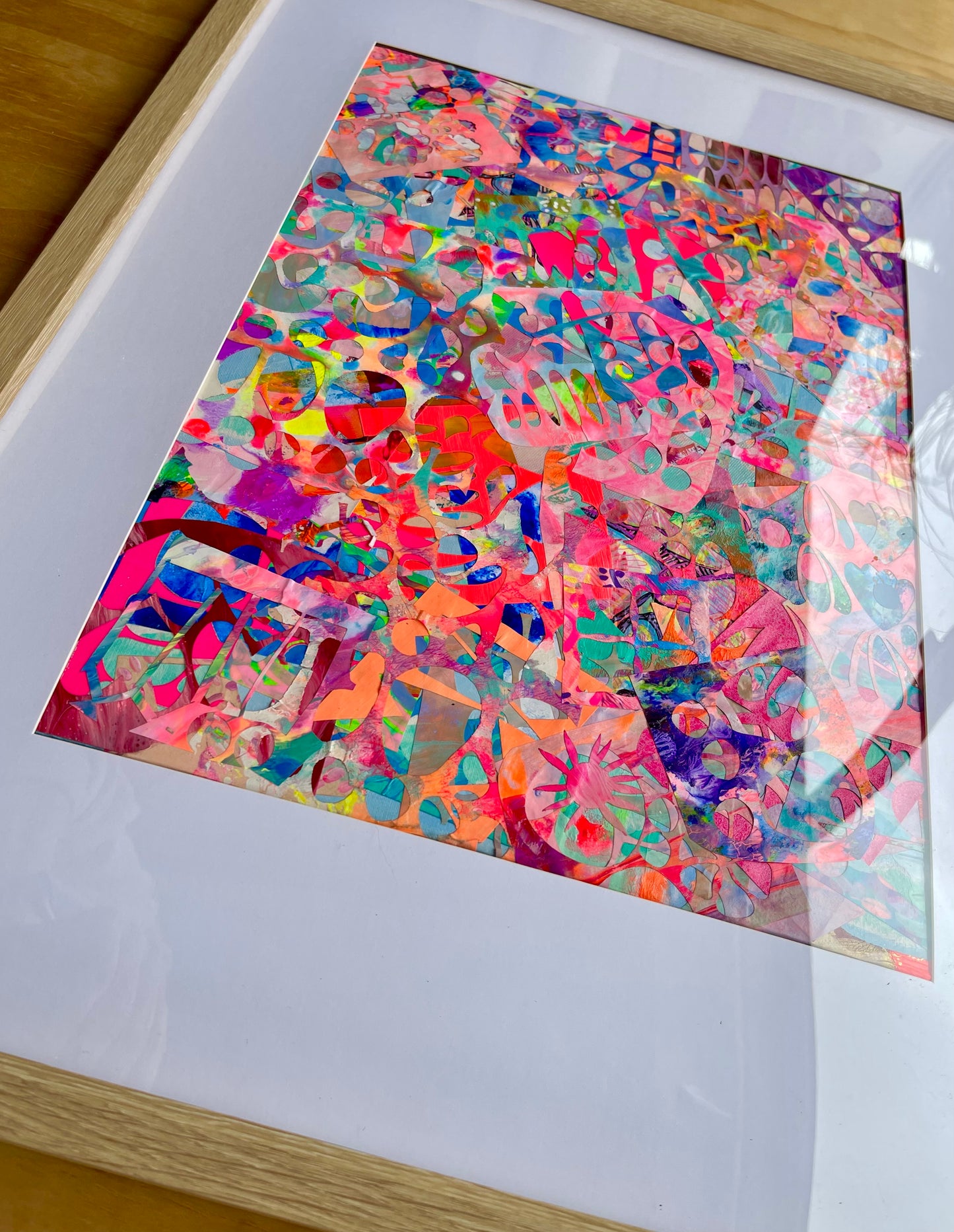 Wall Art // Recycled Original Artwork // Graphic 007