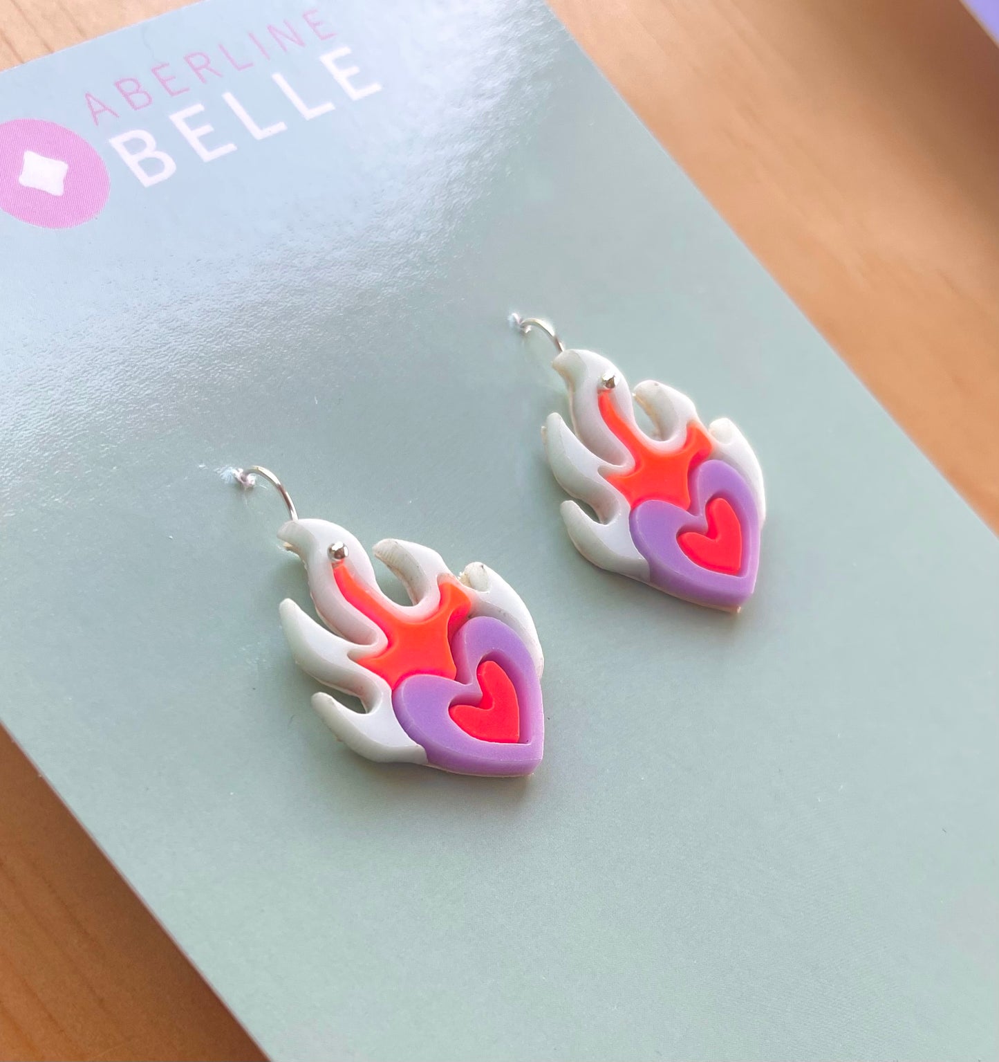 Burning Hearts // Acrylics // 001