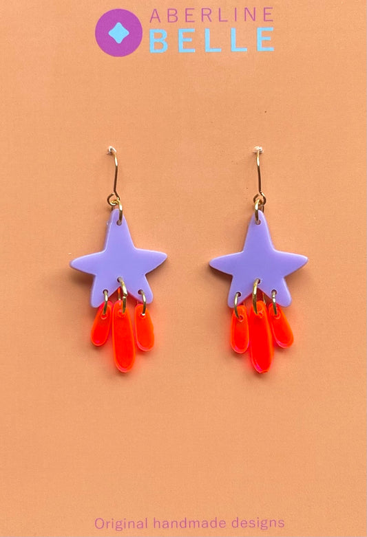 North Stars // Acrylics // 007 NEON PINK