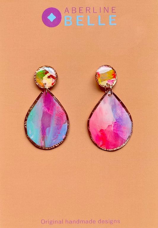 Drop Stud Medium // Copper // 002