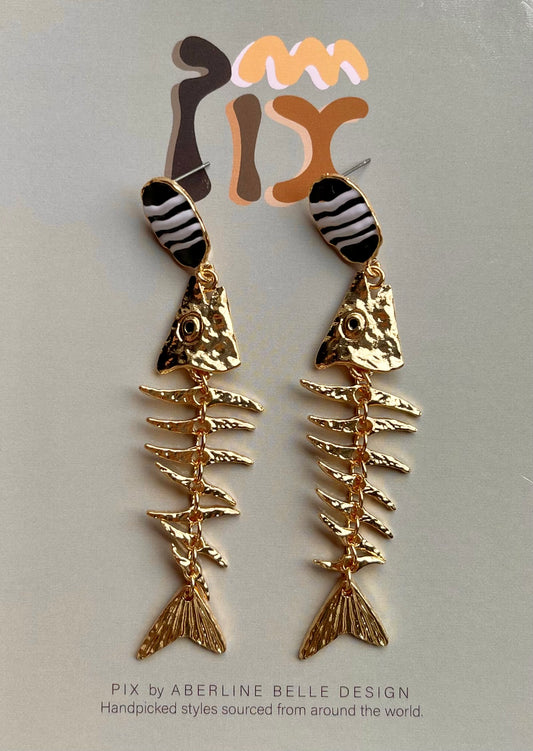 PIX // Bones // Gold, black & white