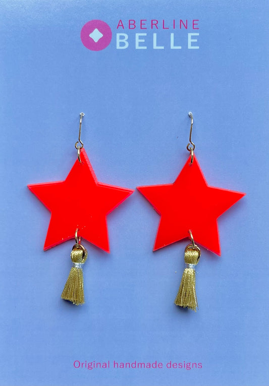 Star & Tassel // Acrylics // 002 FREEBIES!