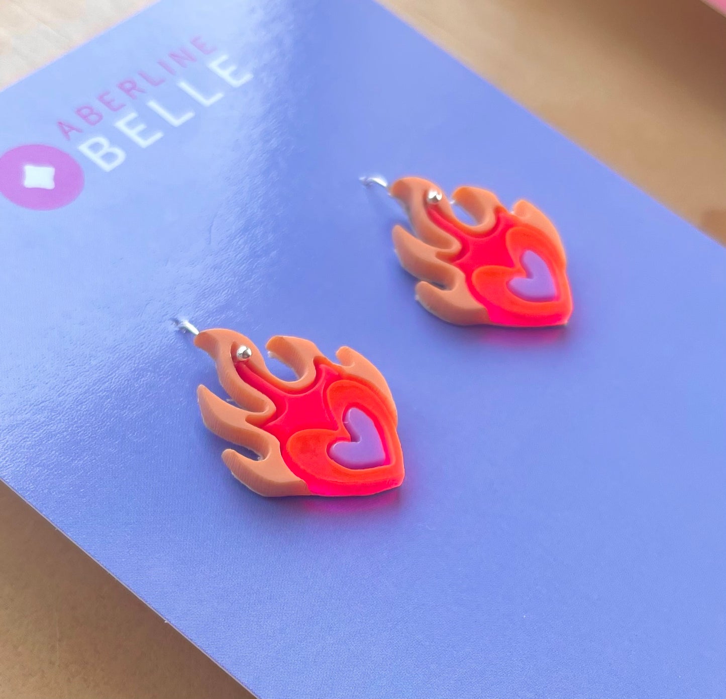 Burning Hearts // Acrylics // 002