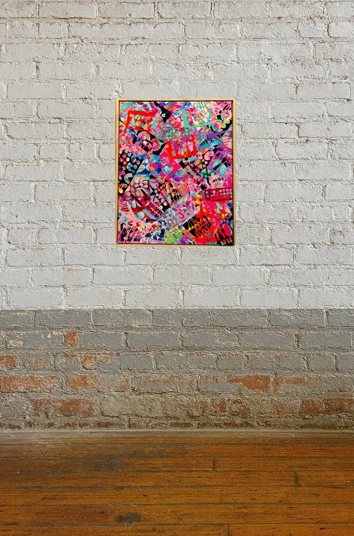 Wall Art // Recycled Original Artwork // Graphic 005