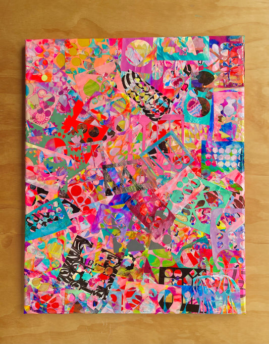 Wall Art // Recyled Original Artwork // Graphic 002