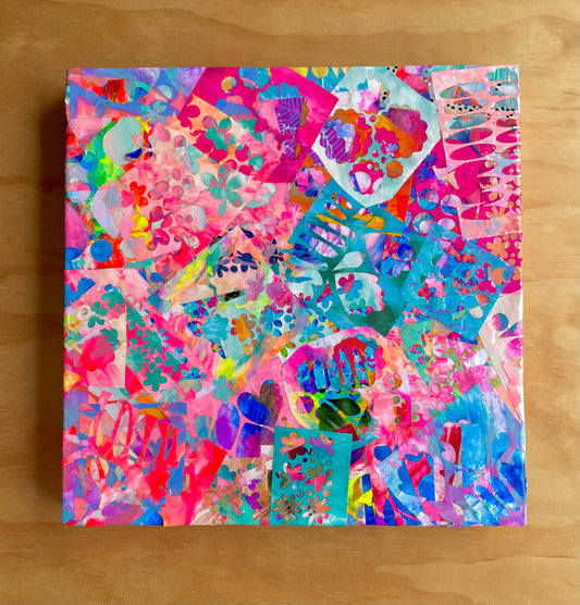Wall Art // Recyled Original Artwork // Graphic 001