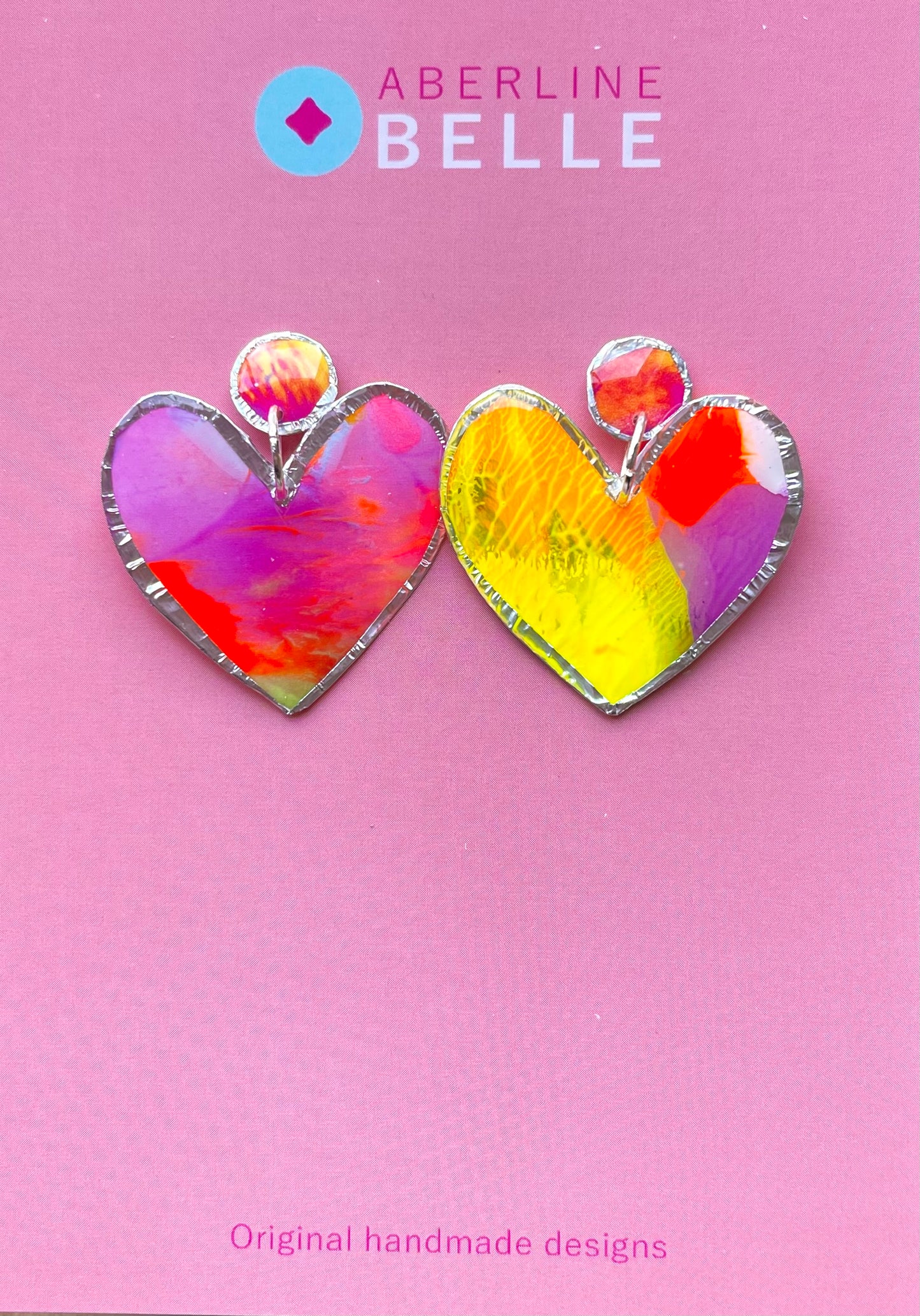 Feature Hearts Studs // Silver // 002
