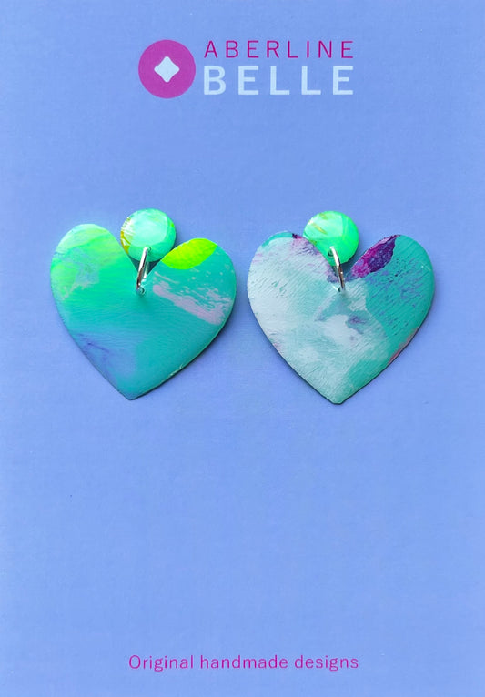 Feature Hearts Studs // Belle // 014