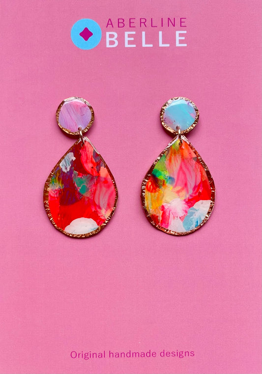 Drop Stud Medium // Copper // 005