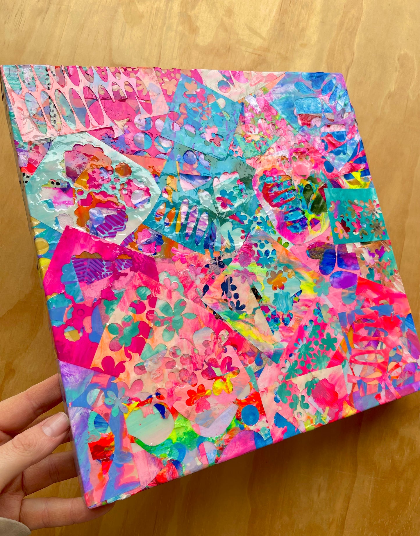 Wall Art // Recyled Original Artwork // Graphic 001