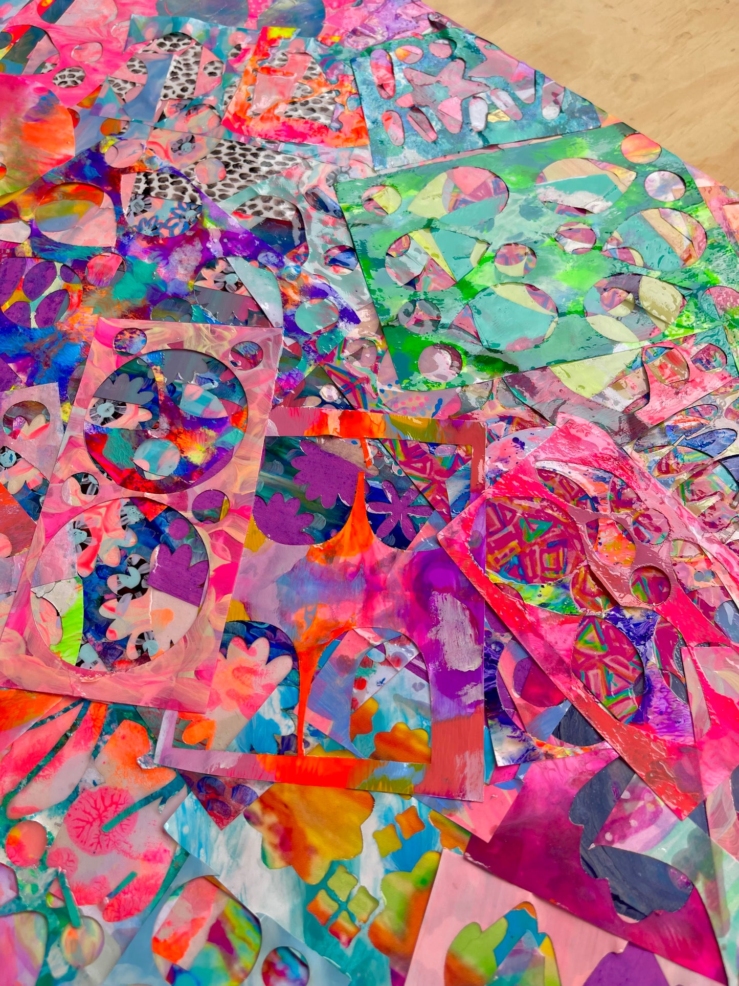 Wall Art // Recycled Original Artwork // Graphic 004