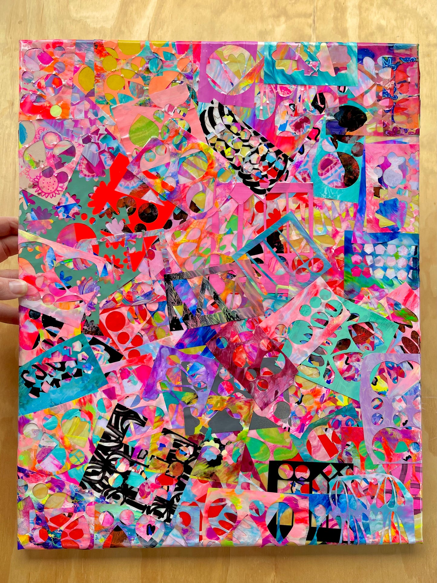 Wall Art // Recyled Original Artwork // Graphic 002