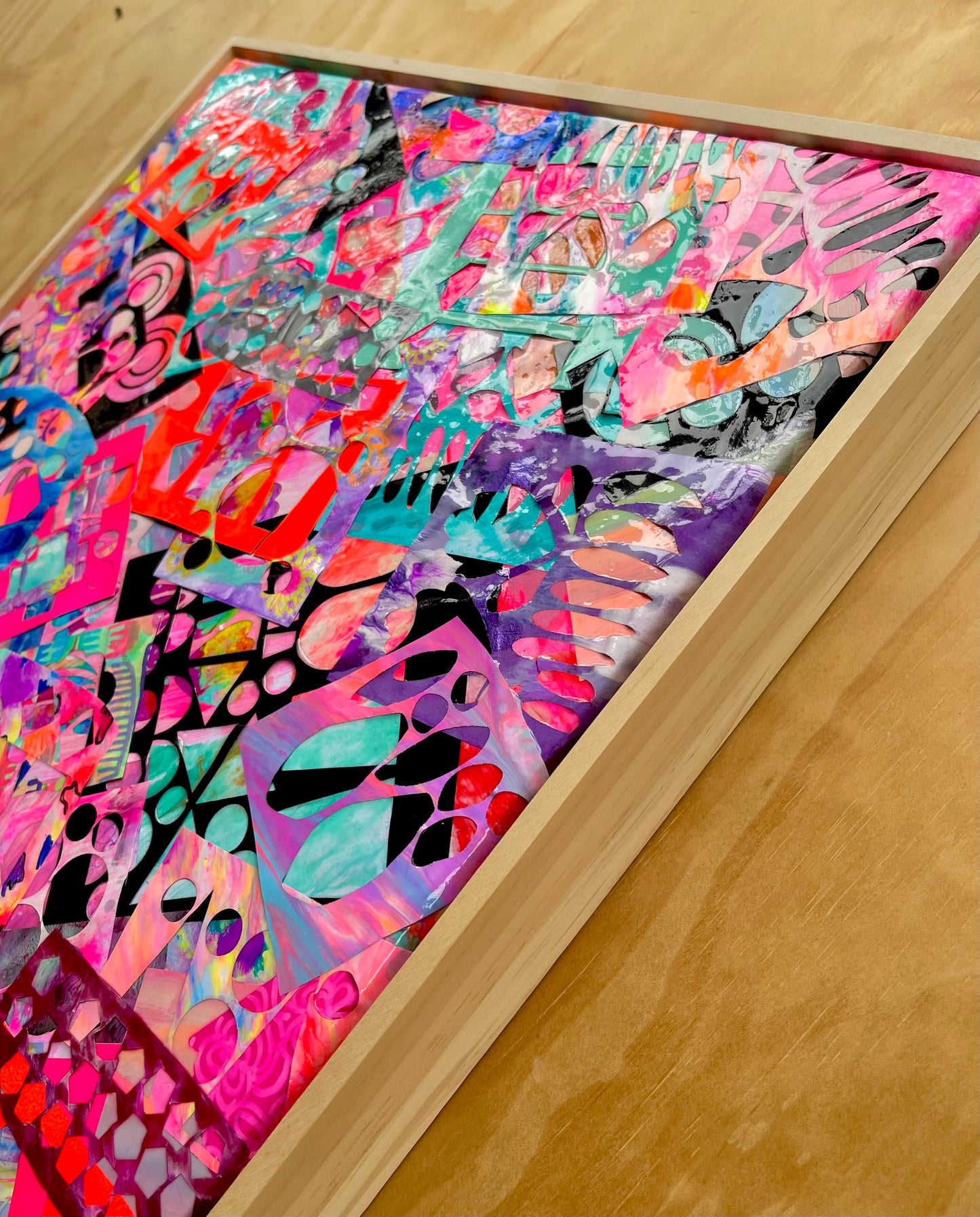 Wall Art // Recycled Original Artwork // Graphic 005