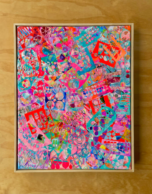 Wall Art // Recycled Original Artwork // Graphic 006