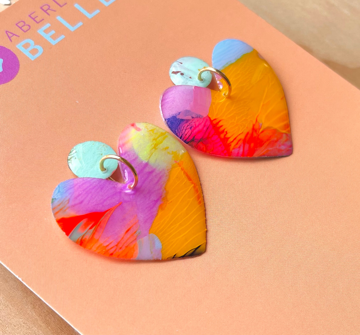 Feature Hearts Studs // Belle // 012